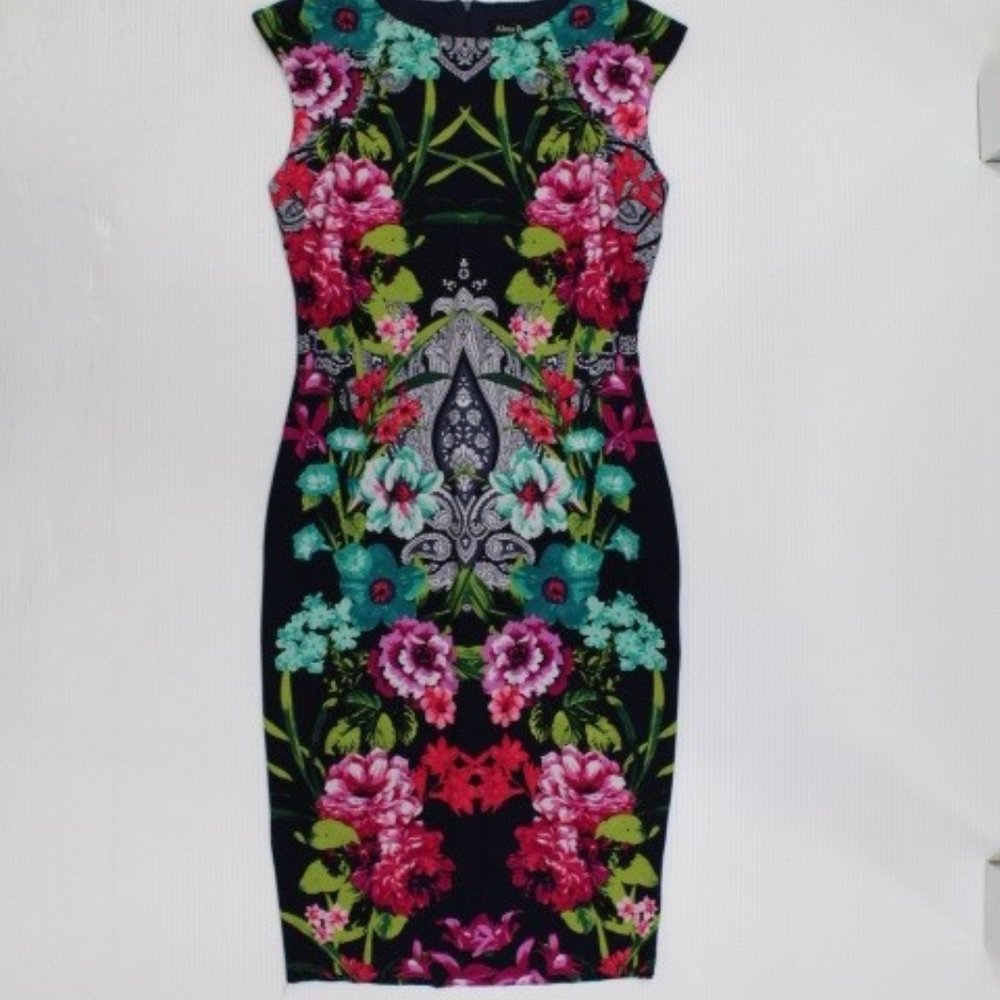 Alexa B Womens ~ Colorful/Floral Dress